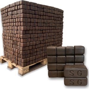 Feuerpracht Premium Torfbriketts – 960 kg Palette